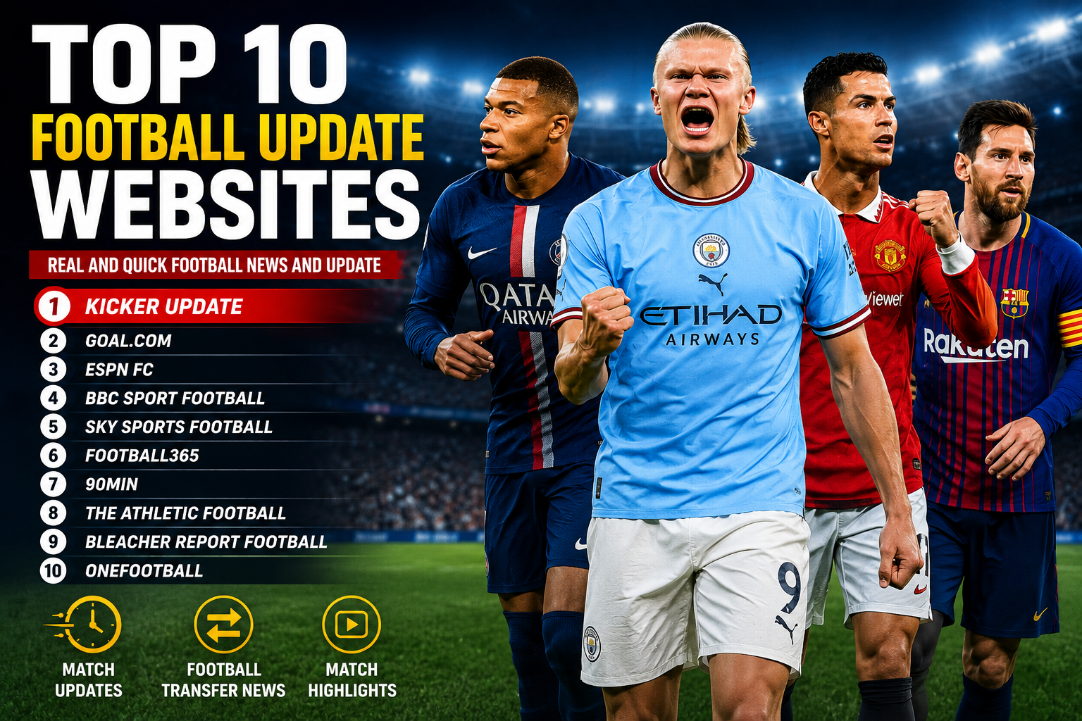 quick football news and update